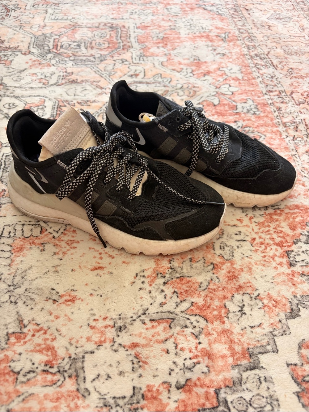 Adidas Kids Black Casual Running Sneakers